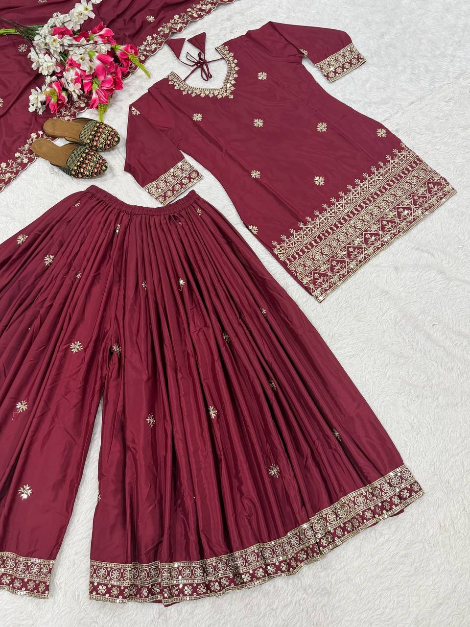 Dark Ruby Heirloom Suit